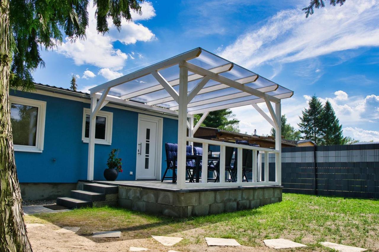 Ferienhaus Waldgefluester 70 Qm I Ueberdachte Terrasse I 2 Schlafzimmer I Strandnah Joachimsthal Ngoại thất bức ảnh